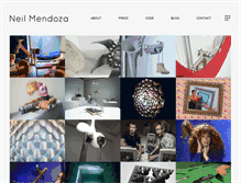 Tablet Screenshot of neilmendoza.com